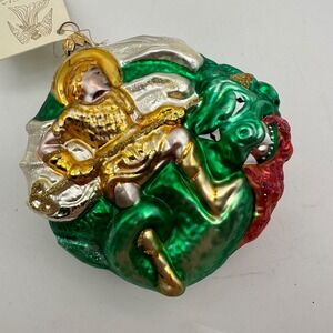 1997 Patricia Breen St George and The Dragon Blonde Hair 4.88" Ornament